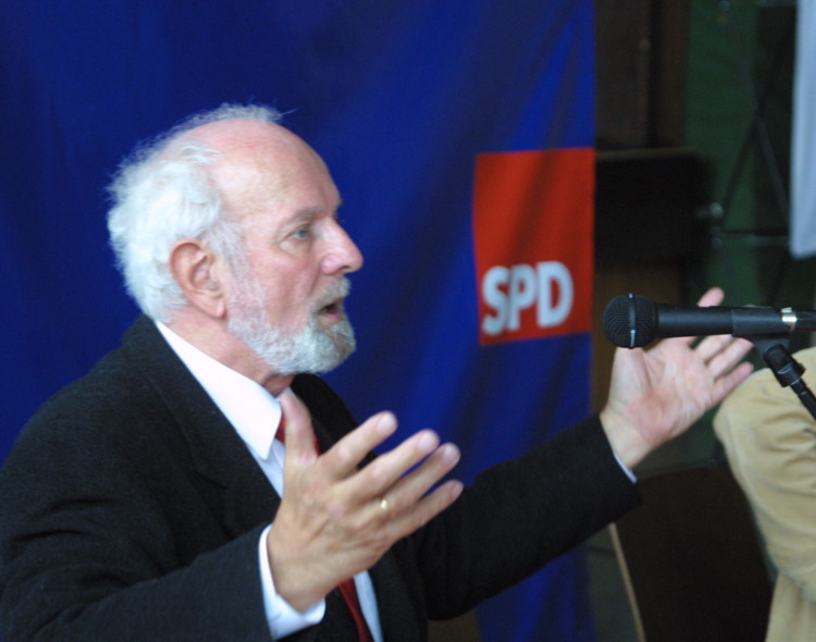Ernst Ulrich von Weizsäcker beim Neujahrsempfang der Kreis-SPD