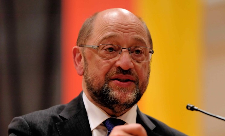 Mar­tin Schulz wirbt en­er­gisch für Eu­ro­pa