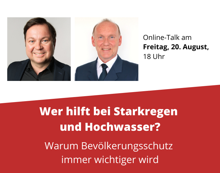 3. Biberacher Gespräche: Wer hilft bei Starkregen & Hochwasser? Warum Bevölkerungsschutz immer wichtiger wird