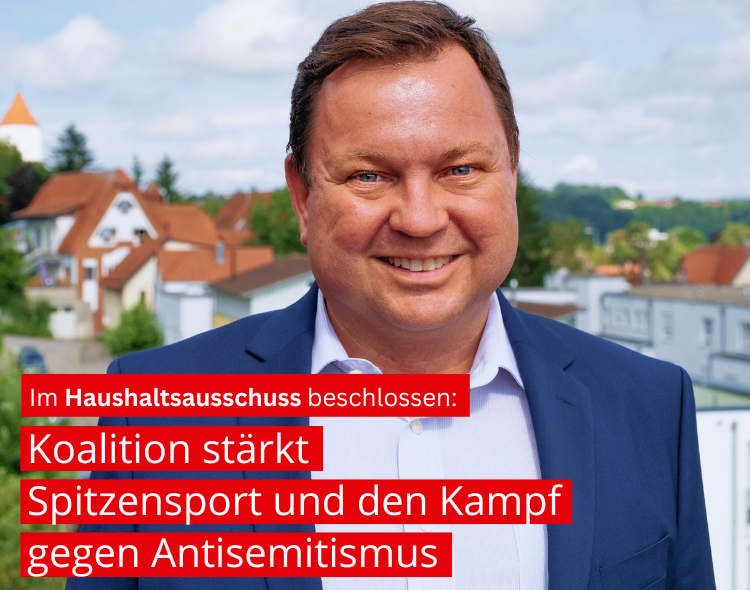 Ampel-Koalition stärkt den Kampf gegen Antisemitismus und den Spitzensport